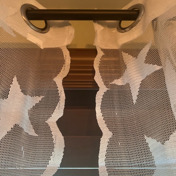 Aurora Home: sheer star curtains (set of 2 panels) - Picture 4 of 4